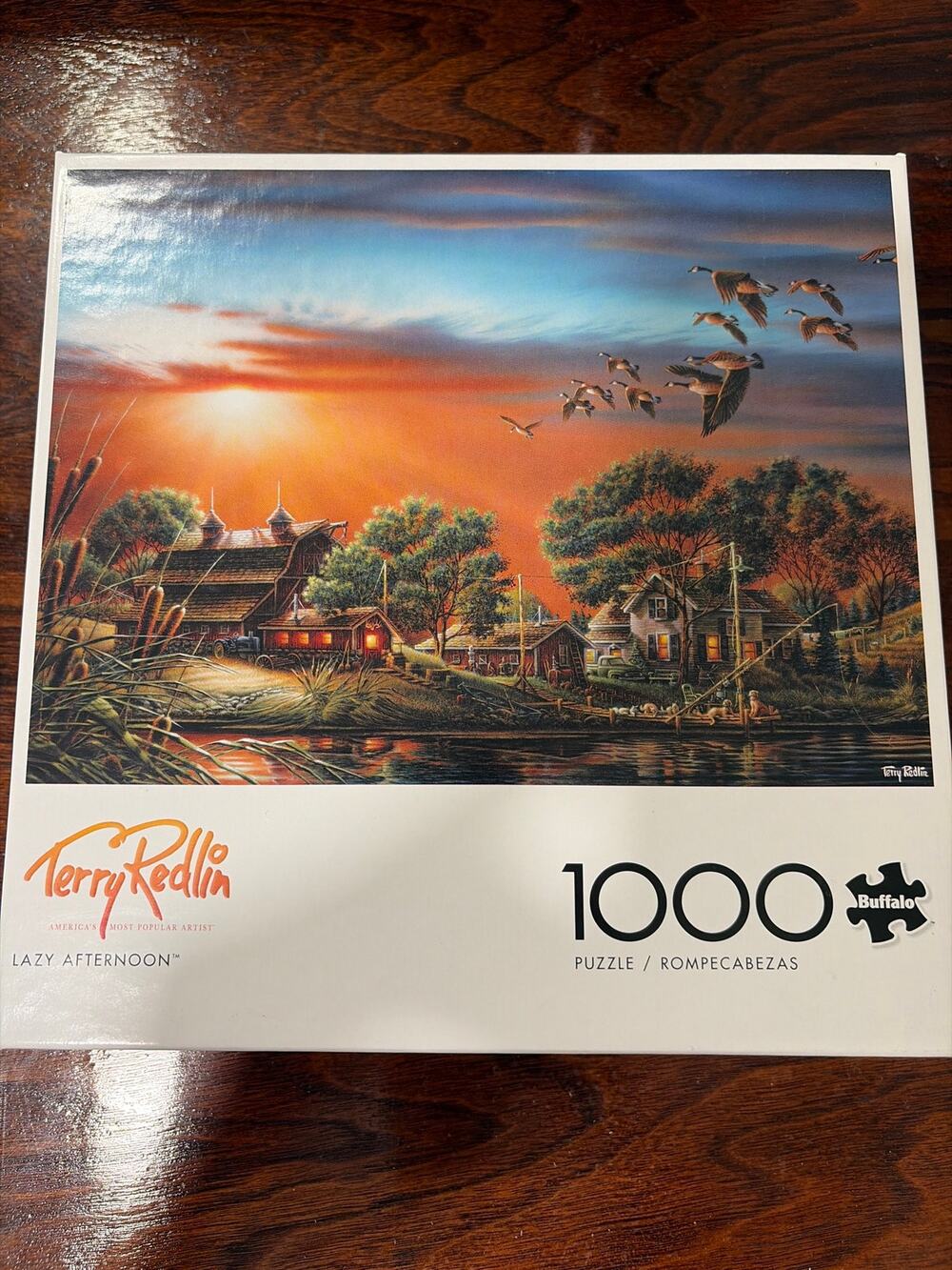 Buffalo brand 1000 piece jigsaw puzzle. Terry Redlin Lazy Afternoon.